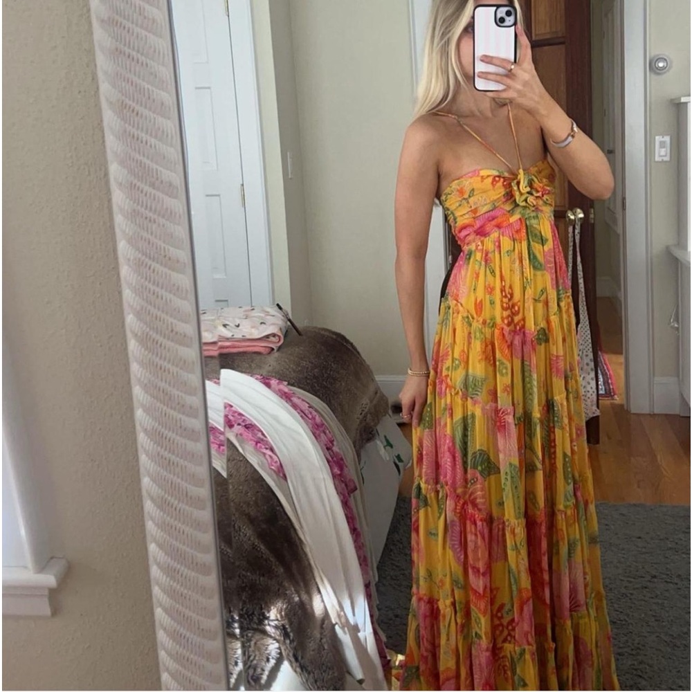 Farm Rio yellow maxi dress!